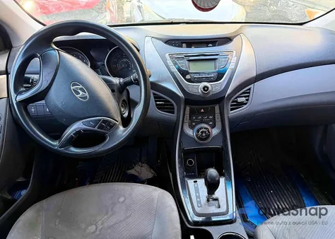 2013 Hyundai Elantra Gls z USA, uszkodzony, nr VIN 5NPDH4AE9DH194323